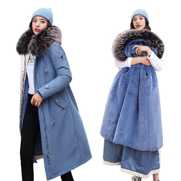 women parkas coats hooded fur collar thick liner section warm winter waterproof jackets x-long snow coat jacket, Black
women parkas coats hooded fur collar thick liner section warm winter waterproof jackets x-long snow coat jacket, Black