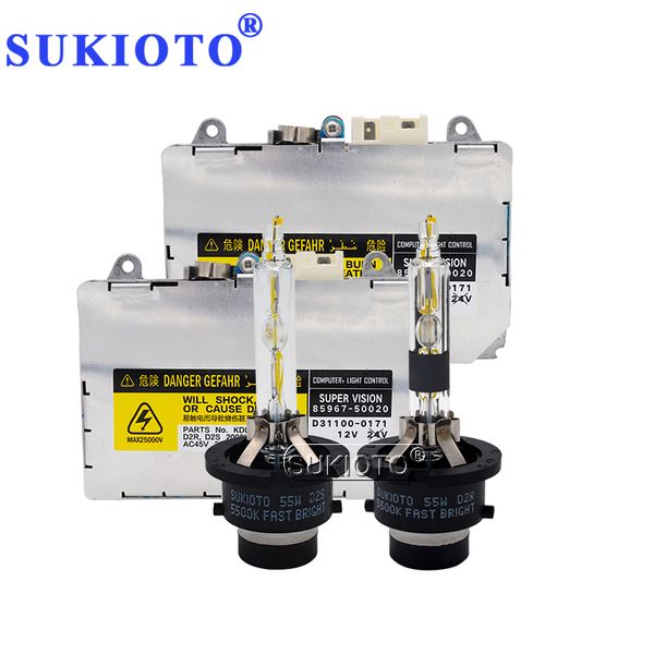 sukioto 55w 5500k fast bright xenon d2s d4s hid headlight kit kdlt003 85967-50020 oem hid ballast d2s d2r d4r d4s xenon bulb kit
sukioto 55w 5500k fast bright xenon d2s d4s hid headlight kit kdlt003 85967-50020 oem hid ballast d2s d2r d4r d4s xenon bulb kit