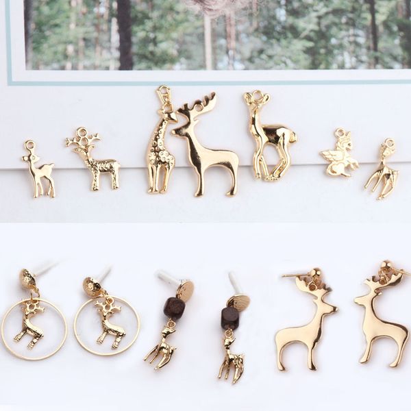 10pcs wholesale gold metal geometric elk unicorn charm animal pendant fit diy bracelet earring jewelry accessory christmas gifts, Bronze;silver
10pcs wholesale gold metal geometric elk unicorn charm animal pendant fit diy bracelet earring jewelry accessory christmas gifts, Bronze;silver