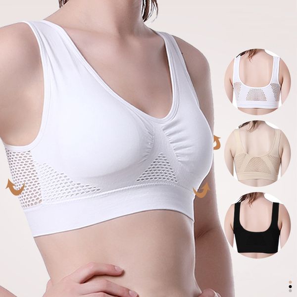 bras breathable mesh bra women wireless underwear bralette lingerie female seamless solid color white black brassiere plus size, Red;black
bras breathable mesh bra women wireless underwear bralette lingerie female seamless solid color white black brassiere plus size, Red;black