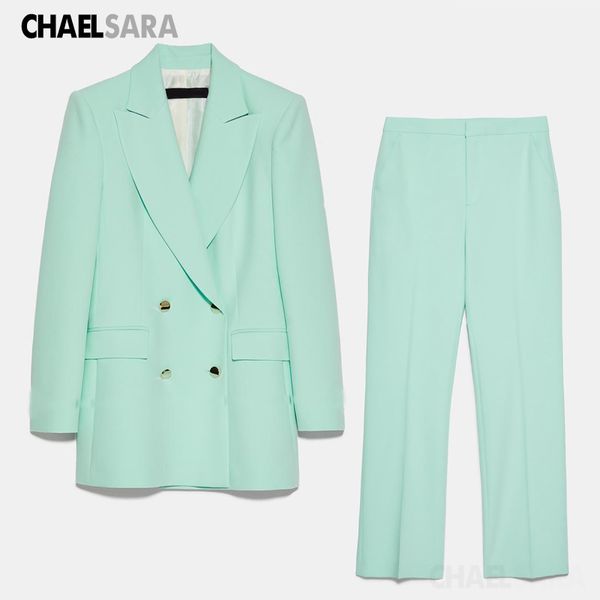 2020 new spring office lady 2 piece set elegant double breasted blazer jacket coat+zipper flares pants suit, White;black
2020 new spring office lady 2 piece set elegant double breasted blazer jacket coat+zipper flares pants suit, White;black