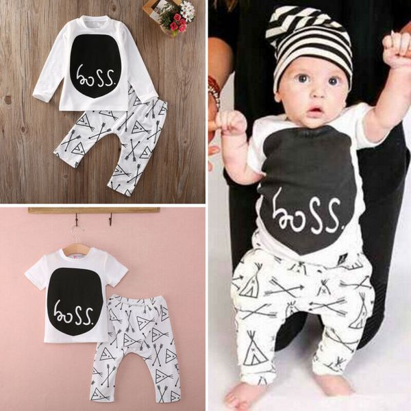 новорожденные дети baby boy 2шт повседневная одежда комплект хлопчатобумажная футболка топы длинные стрелки печати брюки наряды одежда набор, White
новорожденные дети baby boy 2шт повседневная одежда комплект хлопчатобумажная футболка топы длинные стрелки печати брюки наряды одежда набор, White