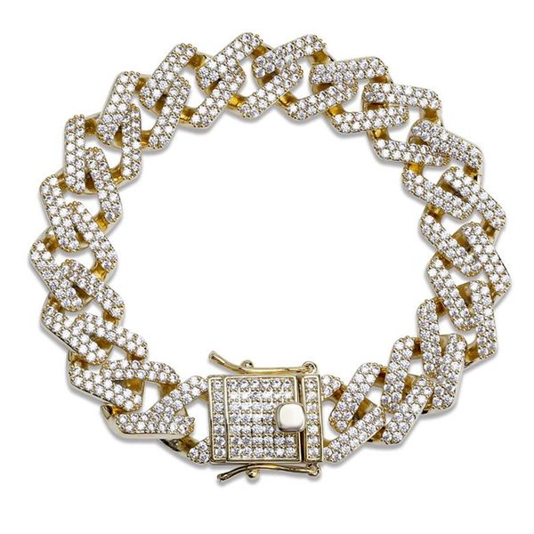18k gold plated geometric hip hop bracelets new fashion glaring zircon micro pave men bracelet exquisite link chain bracelets jewelry, Black
18k gold plated geometric hip hop bracelets new fashion glaring zircon micro pave men bracelet exquisite link chain bracelets jewelry, Black