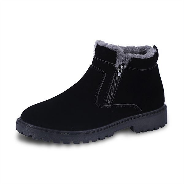 casual men shoes 2019 fashion new winter casual ankle boots warm winter fur man snow boots flock leather footwear, Black
casual men shoes 2019 fashion new winter casual ankle boots warm winter fur man snow boots flock leather footwear, Black