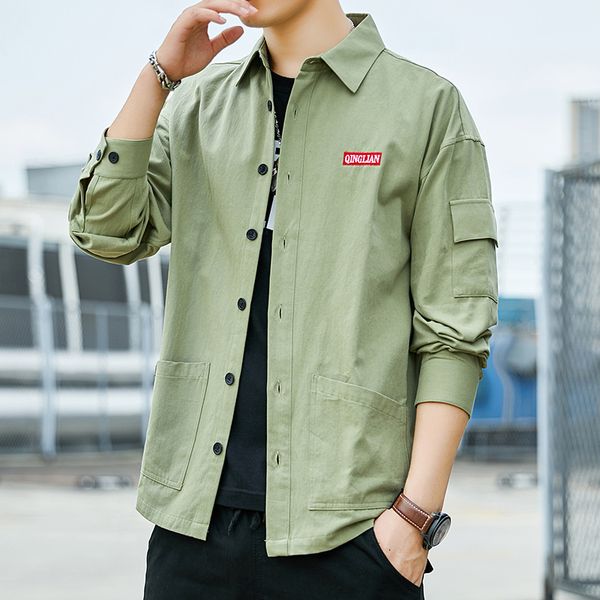 100% cargo shirt men casual long sleeve big pocket work shirt streetwear shirts letter embroidery chemise homme xxxl, White;black
100% cargo shirt men casual long sleeve big pocket work shirt streetwear shirts letter embroidery chemise homme xxxl, White;black