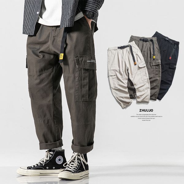 men loose casual straight cargo pants vintage streetwear hip hop harem trousers male wide leg pants jogger sweatpants, Black
men loose casual straight cargo pants vintage streetwear hip hop harem trousers male wide leg pants jogger sweatpants, Black