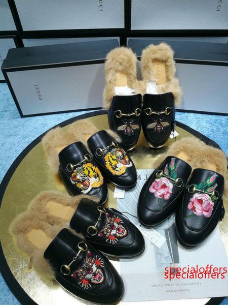2019 letter flowers snake metal buckle fur flat shoes cowhide leather woman embroidery bee tiger casual slippers with box, Black
2019 letter flowers snake metal buckle fur flat shoes cowhide leather woman embroidery bee tiger casual slippers with box, Black