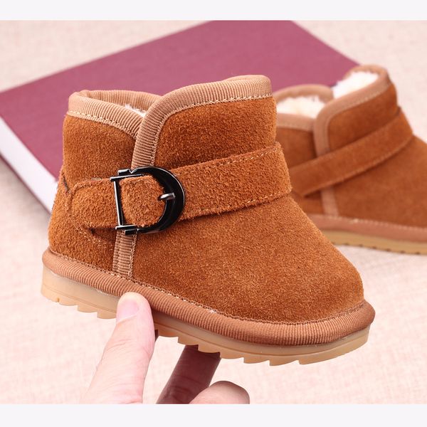 genuine leather snow boots soft bottom winter baby toddler shoes baby cotton boots 0-3 years old snow children' shoes, Black;grey
genuine leather snow boots soft bottom winter baby toddler shoes baby cotton boots 0-3 years old snow children' shoes, Black;grey