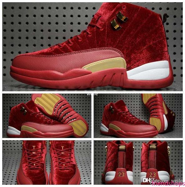 red gold velvet heiress 12 xii mens basketball shoes high cut wool sneakers 12s trainers athletics man sport shoe size 8-13
red gold velvet heiress 12 xii mens basketball shoes high cut wool sneakers 12s trainers athletics man sport shoe size 8-13