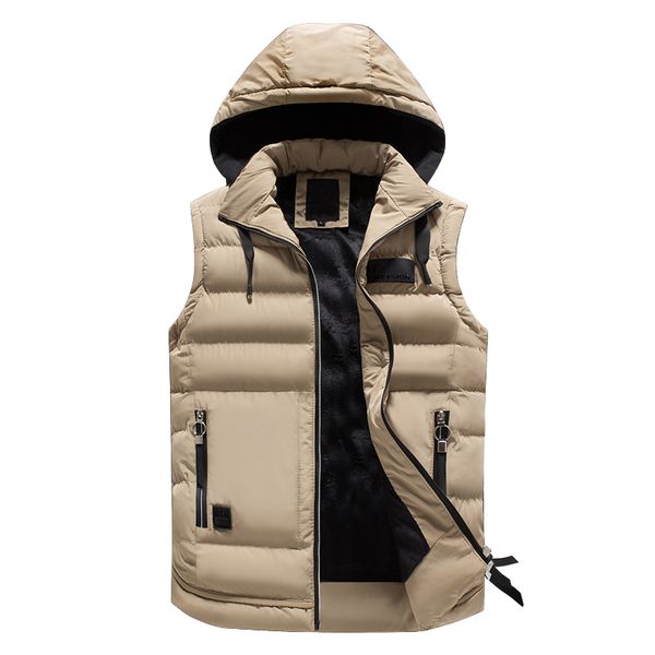 2019 fashion brand men coats solid casual vest male waistcoats men's hooded vests winter warm sleeveless jackets, Black;white
2019 fashion brand men coats solid casual vest male waistcoats men's hooded vests winter warm sleeveless jackets, Black;white