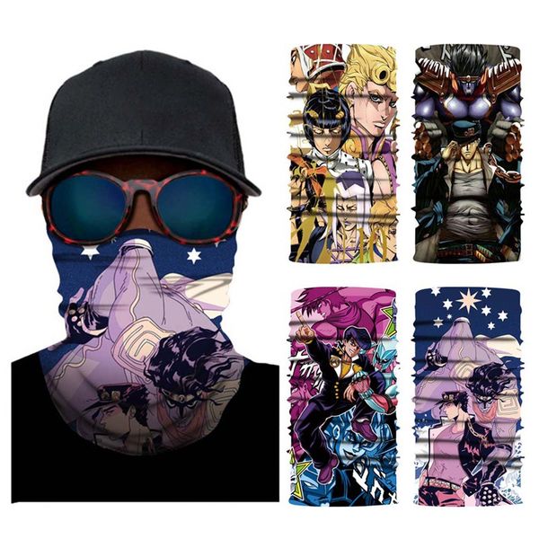 outdoor sport hiking scarves anime jojo's bizarre adventure hiking scarf seamless bandana riding sweat absorption sunscreen, Black
outdoor sport hiking scarves anime jojo's bizarre adventure hiking scarf seamless bandana riding sweat absorption sunscreen, Black