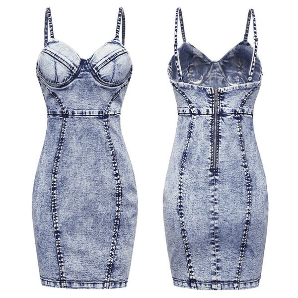 stylish womens summer designer dresses strap tube backlless clothing hip denim luxury appare, Black;gray
stylish womens summer designer dresses strap tube backlless clothing hip denim luxury appare, Black;gray