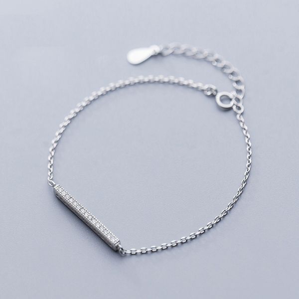 mloveacc new collection 925 sterling silver crystal bar chain link bracelet bracelets for women jewelry, Black
mloveacc new collection 925 sterling silver crystal bar chain link bracelet bracelets for women jewelry, Black