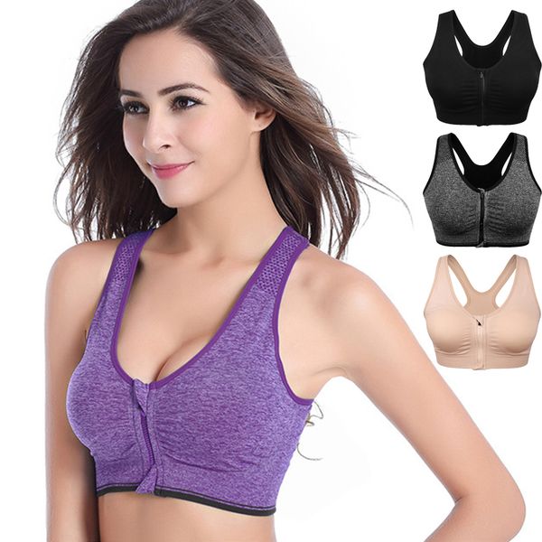 plus size front zipper sports bra women shockproof push up running bra breathable fitness padded wireworkout xxl xl, White;black
plus size front zipper sports bra women shockproof push up running bra breathable fitness padded wireworkout xxl xl, White;black