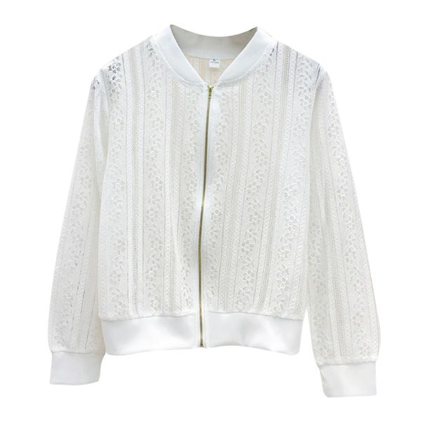 2019 women bomber jacket long sleeve lace sunscreen shirt short summer thin coat casual baseball coat chaquetas mujer #p3, Black;brown
2019 women bomber jacket long sleeve lace sunscreen shirt short summer thin coat casual baseball coat chaquetas mujer #p3, Black;brown
