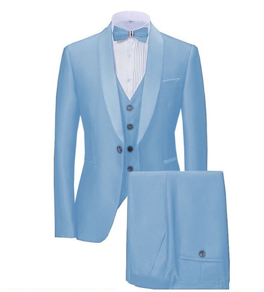 2020 new navy blue mens suits 3 pieces formal business blazer tuxedos shawl lapel for wedding groom man ( jacket+vest+pants), White;black
2020 new navy blue mens suits 3 pieces formal business blazer tuxedos shawl lapel for wedding groom man ( jacket+vest+pants), White;black