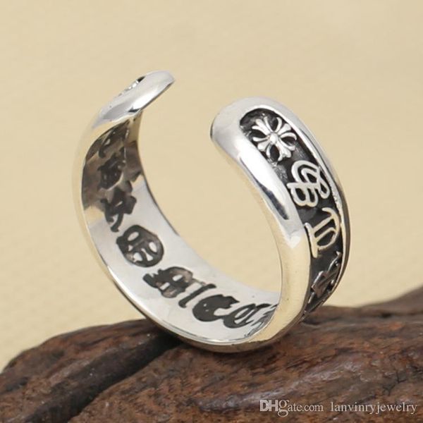 Personalized brand 925 sterling silver rings vintage American style jewelry hand-made antique silver adjustable open designer rings for mens
Personalized brand 925 sterling silver rings vintage American style jewelry hand-made antique silver adjustable open designer rings for mens