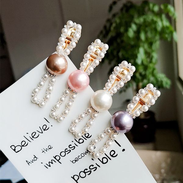 women bow pearl jewelry hairclip crystal glitter rhinestone duckbill clip hairpin side bangs barrette hair accessories
women bow pearl jewelry hairclip crystal glitter rhinestone duckbill clip hairpin side bangs barrette hair accessories