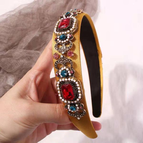 2020baroque diamond pearls flower headband luxury designer bride wedding statement headbands fashion bohemian hair jewelry ing, Silver
2020baroque diamond pearls flower headband luxury designer bride wedding statement headbands fashion bohemian hair jewelry ing, Silver