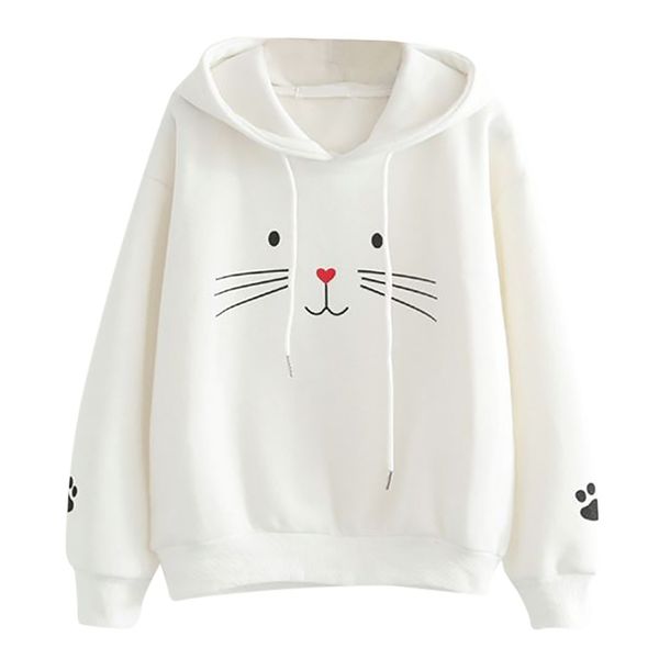 jaycosin fashion autumn women casual cat printing sweatshirt unique elegant comfortable chic hooded pullover loose blouse, Black
jaycosin fashion autumn women casual cat printing sweatshirt unique elegant comfortable chic hooded pullover loose blouse, Black