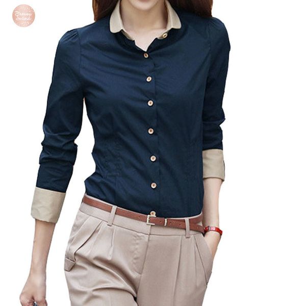 patchwork blouses 5xl long sleeve button shirts women blouse autumn lapel office ladies casual shirt plus size blue blusas, White
patchwork blouses 5xl long sleeve button shirts women blouse autumn lapel office ladies casual shirt plus size blue blusas, White