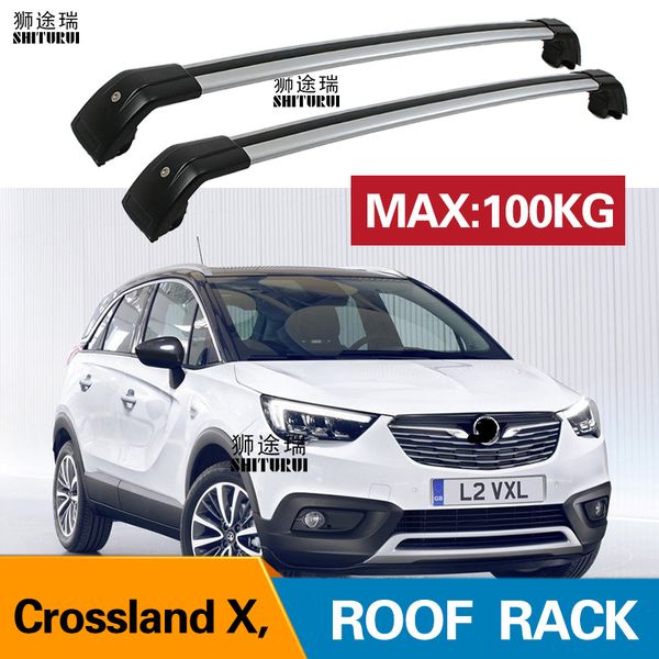 2pcs roof bars for opel crossland x suv 2017 2018 aluminum alloy side bars cross rails roof rack luggage cuv suv
2pcs roof bars for opel crossland x suv 2017 2018 aluminum alloy side bars cross rails roof rack luggage cuv suv