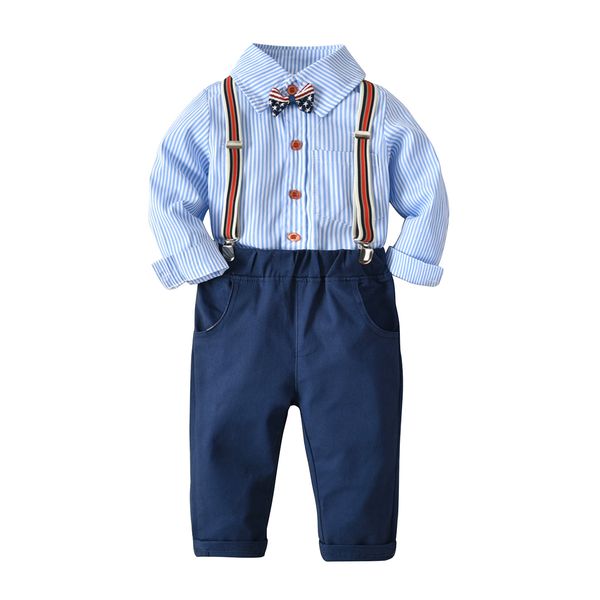 2-5y малыш дети baby boy джентльмен комплект одежды трансграничный с длинными рукавами полосатый галстук-бабочка рубашка нагрудник брюки ком, White
2-5y малыш дети baby boy джентльмен комплект одежды трансграничный с длинными рукавами полосатый галстук-бабочка рубашка нагрудник брюки ком, White