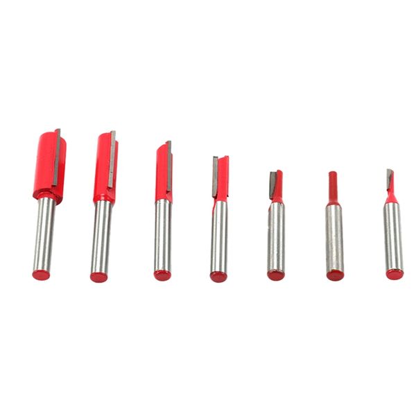 7pcs straight router bits 1/4 inch shank double single blade router bit set woodworking milling cutter for wood endmill 1/8 inch
7pcs straight router bits 1/4 inch shank double single blade router bit set woodworking milling cutter for wood endmill 1/8 inch