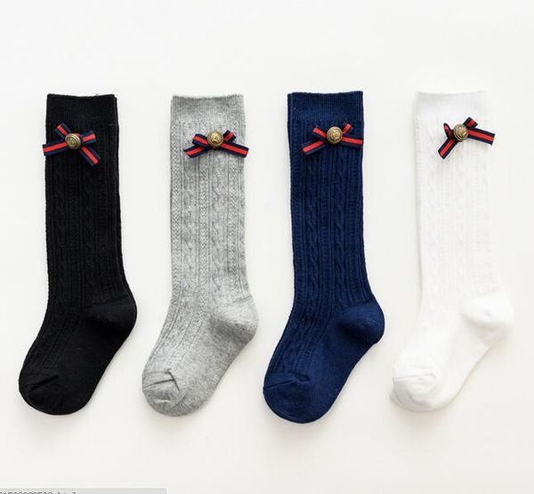 4 colors BabGirl kids socks Baby bow in stockings cotton vertical striped baby high stockings Korean version of double needle children socks
4 colors BabGirl kids socks Baby bow in stockings cotton vertical striped baby high stockings Korean version of double needle children socks