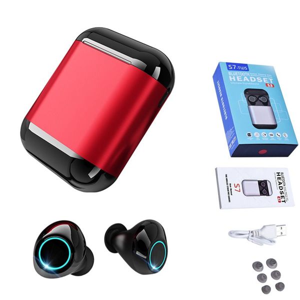 S7 Wireless Headphones Bluetooth V5.0 Stereo Headset with Charging Box Compatible for iPhone Samsung Huawei
S7 Wireless Headphones Bluetooth V5.0 Stereo Headset with Charging Box Compatible for iPhone Samsung Huawei