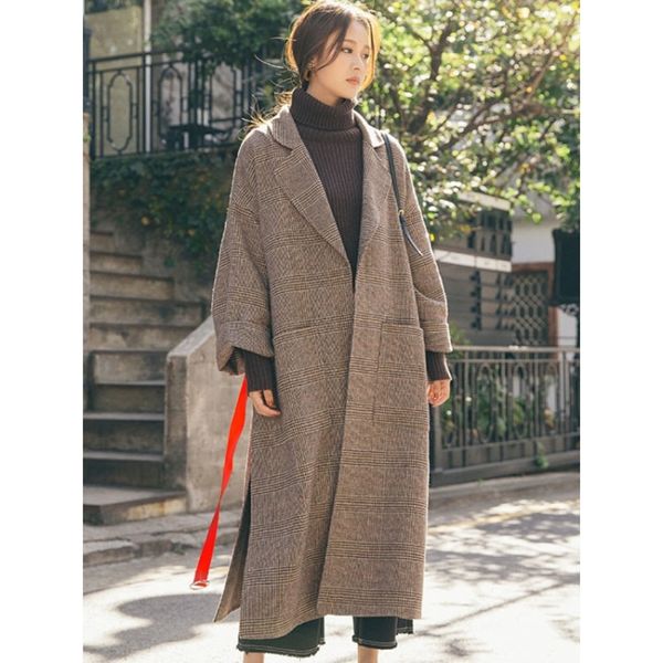 casaco feminino 2019 us women plus size autumn winter cassic simple wool maxi long coat female robe outerwear manteau femme 40, Black
casaco feminino 2019 us women plus size autumn winter cassic simple wool maxi long coat female robe outerwear manteau femme 40, Black