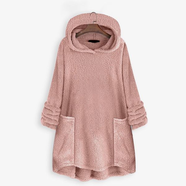 fluffy hoodies womens oversized sweatshirt loose pure color hooded coat pocket hat woolen women size plus s-5xl moletom new, Black
fluffy hoodies womens oversized sweatshirt loose pure color hooded coat pocket hat woolen women size plus s-5xl moletom new, Black