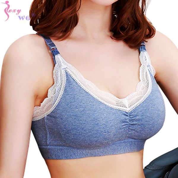 sexywg soft comfort breastfeeding bra pregnancy clothes maternity nursing bra feeding bra for soutien gorge allaitement pregnant, White
sexywg soft comfort breastfeeding bra pregnancy clothes maternity nursing bra feeding bra for soutien gorge allaitement pregnant, White