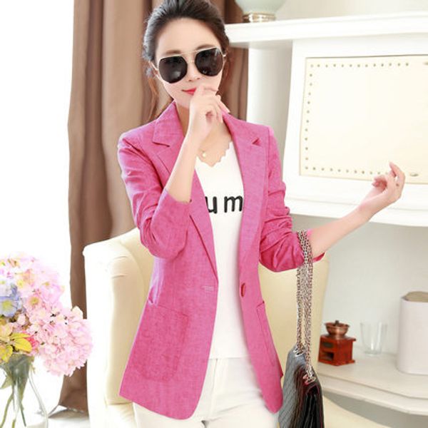 blazer spring autumn casual women suits long sleeve slim solid female jacket office clothing plus size lx101, White;black
blazer spring autumn casual women suits long sleeve slim solid female jacket office clothing plus size lx101, White;black