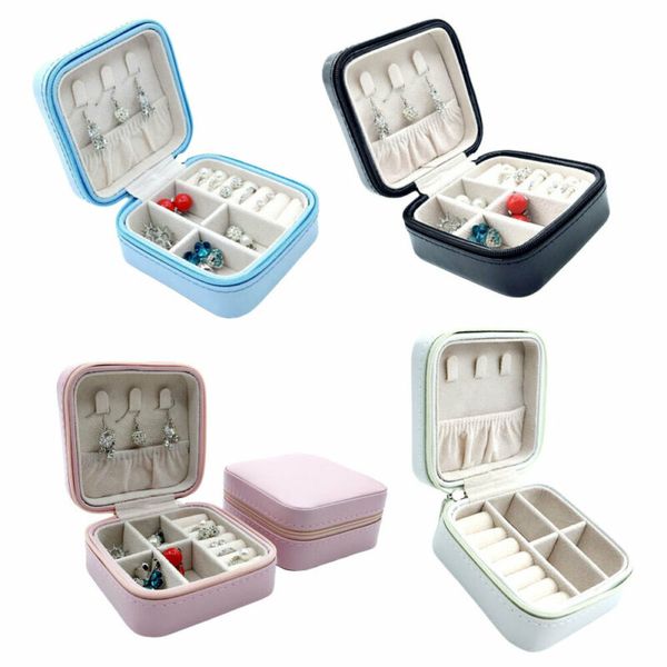 путешествие jewelry случай хранения твердая кожа pu серьги кольца zipper box организатор
путешествие jewelry случай хранения твердая кожа pu серьги кольца zipper box организатор