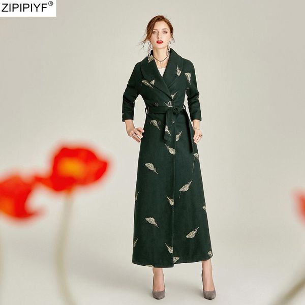 2019 winter turn down collar coat slimming temperament large size embroidery woolen coat female mid-calf coats, Tan;black
2019 winter turn down collar coat slimming temperament large size embroidery woolen coat female mid-calf coats, Tan;black