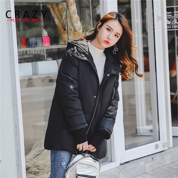 women's down & parkas 2021 winter plus size women -5xl warm short design jackets big fashion outerwear coats with hood, Black
women's down & parkas 2021 winter plus size women -5xl warm short design jackets big fashion outerwear coats with hood, Black