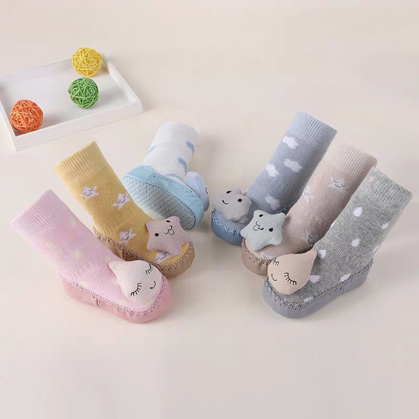 baby socks floor non-slip cotton cartoon doll socks with bells home slippers baby girls boys soft cute boots, Pink;yellow
baby socks floor non-slip cotton cartoon doll socks with bells home slippers baby girls boys soft cute boots, Pink;yellow