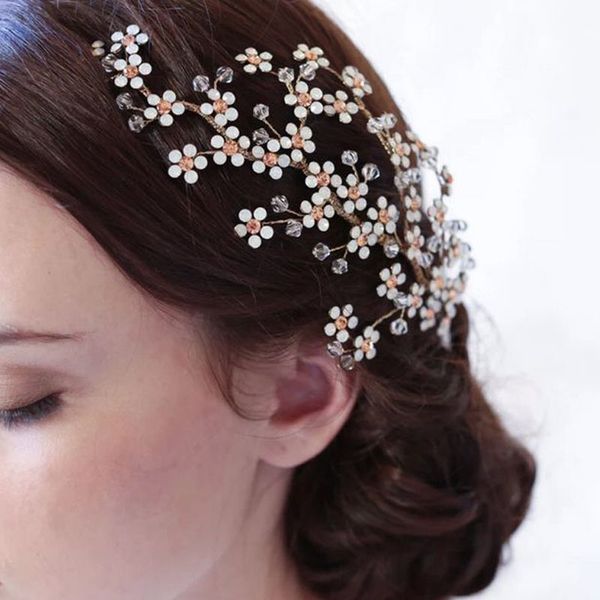 romantic new fashion golden flower hair clips jewelry noiva tiara bridal crown headdress wedding hair accessories for women gift, Golden;white
romantic new fashion golden flower hair clips jewelry noiva tiara bridal crown headdress wedding hair accessories for women gift, Golden;white