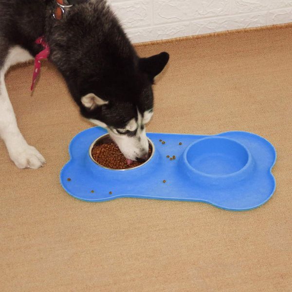 pet dog bowls 2 stainless steel dog bowl with no spill non-skid silicone mat for feeding small medium large dogs cats puppies
pet dog bowls 2 stainless steel dog bowl with no spill non-skid silicone mat for feeding small medium large dogs cats puppies