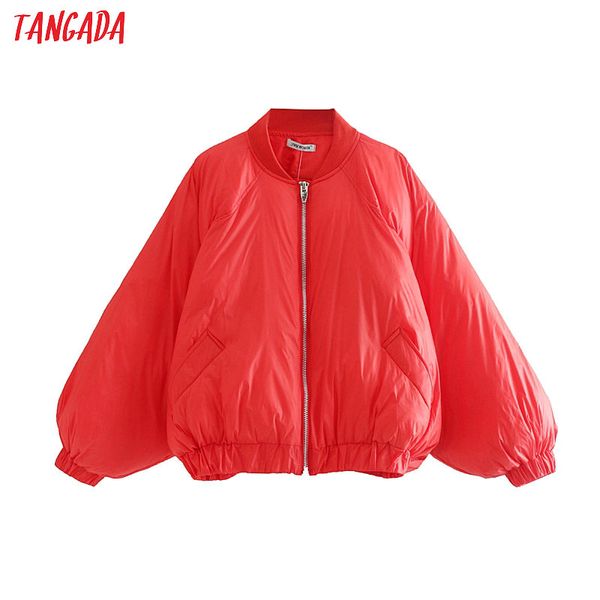 tangada women solid oversize parkas thick korean fashion winter zipper pockets female warm elegant coat jacket je73, Black
tangada women solid oversize parkas thick korean fashion winter zipper pockets female warm elegant coat jacket je73, Black