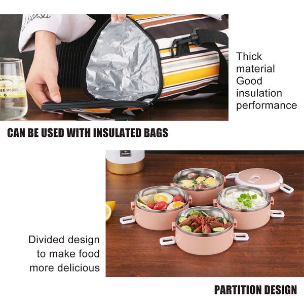 lunchbox leakproof lunch box food container portable stainless steel thermal lunch box for office camping supplies
lunchbox leakproof lunch box food container portable stainless steel thermal lunch box for office camping supplies