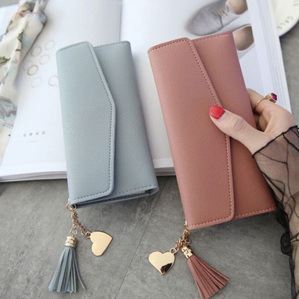 long womens wallet female purses tassel coin purse card holder wallets pu leather clutch money bag pu leather wallet, Red;black
long womens wallet female purses tassel coin purse card holder wallets pu leather clutch money bag pu leather wallet, Red;black