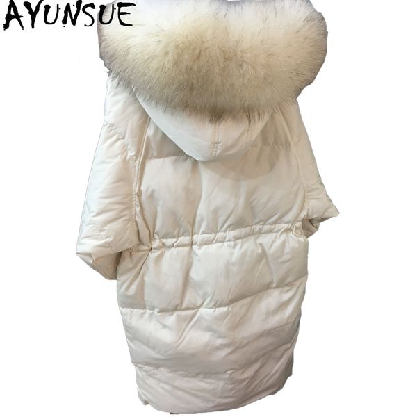 ayunsue white duck down jacket woman hooded big fur collar loose jackets for women winter 2019 korean coat chaqueta mujer kj429, Black
ayunsue white duck down jacket woman hooded big fur collar loose jackets for women winter 2019 korean coat chaqueta mujer kj429, Black