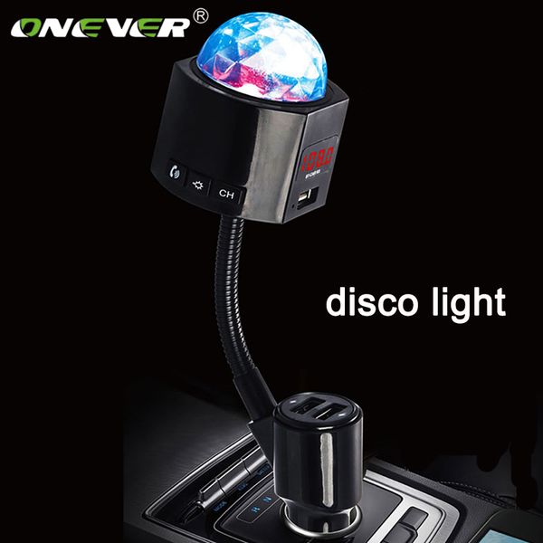 onever car fm transmitter starry sky disco light three usb charger bluetooth car kit with music player hands-detachable
onever car fm transmitter starry sky disco light three usb charger bluetooth car kit with music player hands-detachable