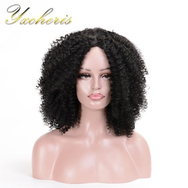 yxcherishair коротких синтетических afro kinky завитые парики высокой температуры волокна швейцарский шнурок брюнет ombre натуральный парик, Black
yxcherishair коротких синтетических afro kinky завитые парики высокой температуры волокна швейцарский шнурок брюнет ombre натуральный парик, Black