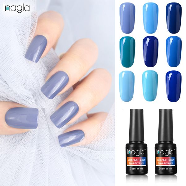 inagla 12 pure colors soak off blue series nail gel polish 15ml nail art uv led base coat varnish gel lacquer, Red;pink
inagla 12 pure colors soak off blue series nail gel polish 15ml nail art uv led base coat varnish gel lacquer, Red;pink