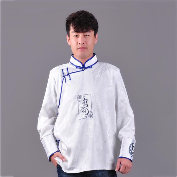 tang suit national style costume traditional mongolian ethnic clothing dragon embroidered jacket new year party asia apparel, Red
tang suit national style costume traditional mongolian ethnic clothing dragon embroidered jacket new year party asia apparel, Red