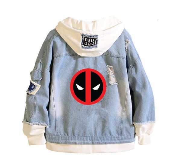 men's 2019 deadpool printing denim jacket casual bomber coat hip hop retro hoodie jacket streetwear, Black;brown
men's 2019 deadpool printing denim jacket casual bomber coat hip hop retro hoodie jacket streetwear, Black;brown