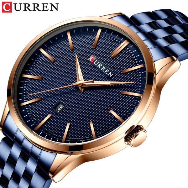 curren fashion quartz watches men new sport men's watch stainless steel band clock male blue wristwatch causal business watch, Slivery;brown
curren fashion quartz watches men new sport men's watch stainless steel band clock male blue wristwatch causal business watch, Slivery;brown